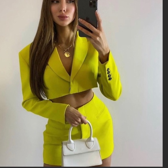 Zara cut out blazer dress bloggers fav - Picture 3 of 12